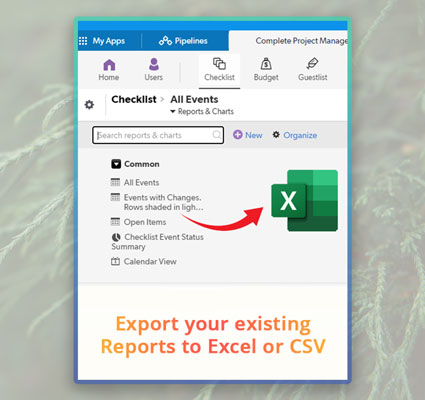 Export to CSV or XLSx