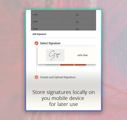 Mobile Signature capture to Quickbase record